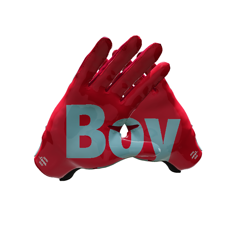 Custom Created Football Glove 295257