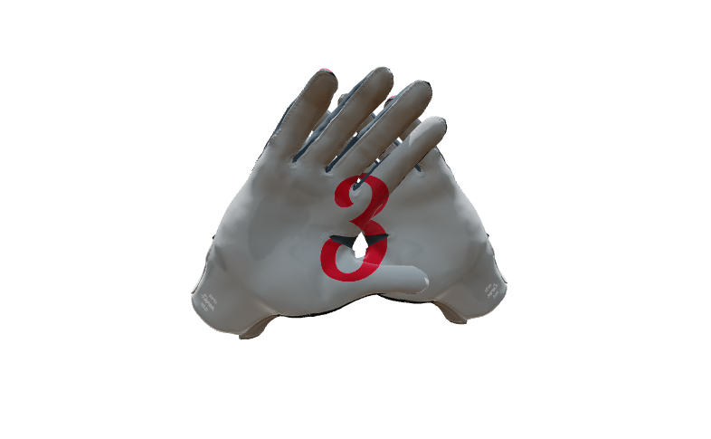 Custom Created Football Glove 362356