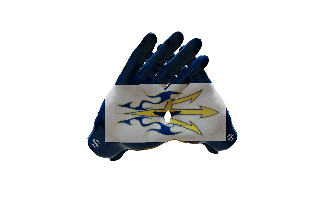 Custom Created Football Glove 101015