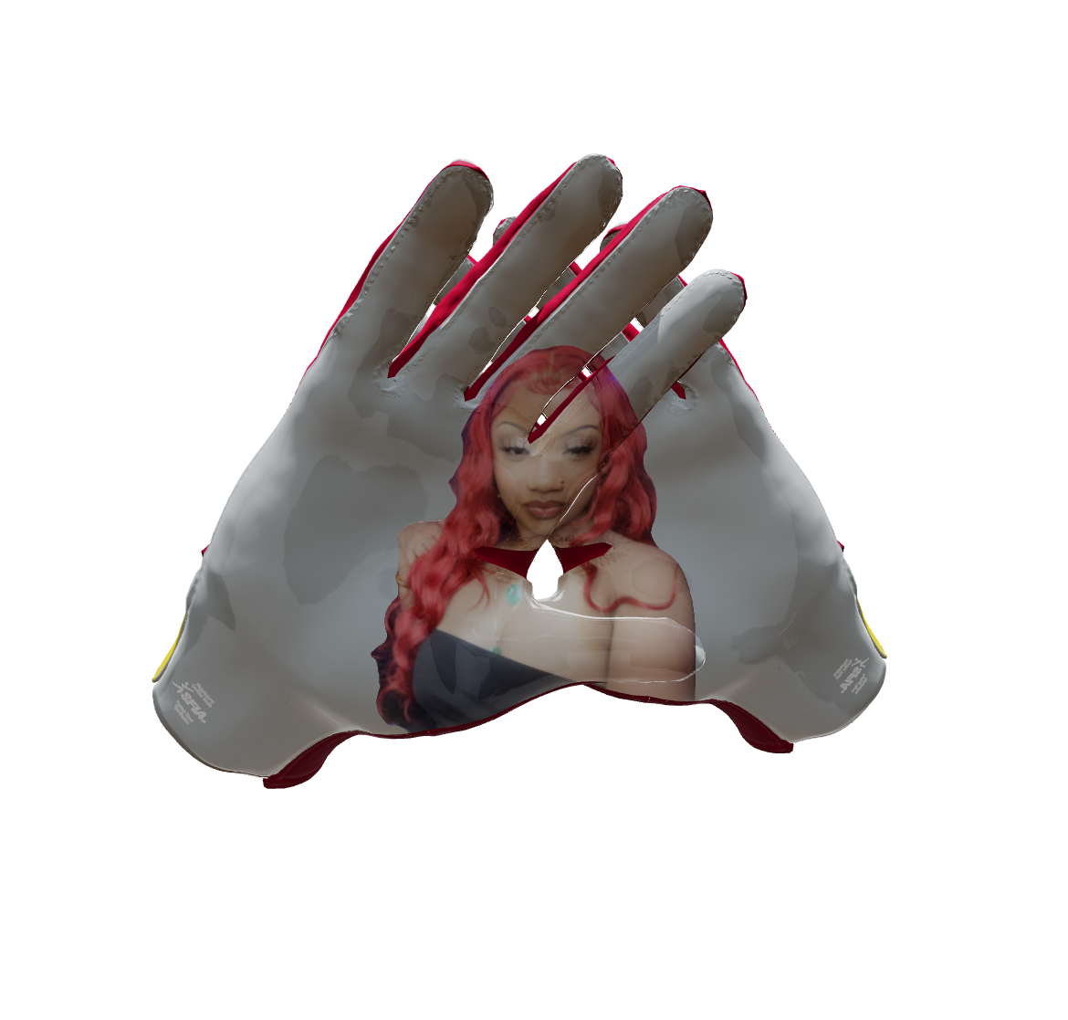 Custom Created Football Glove 947561