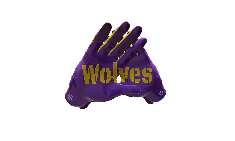 Custom Created Football Glove 337397