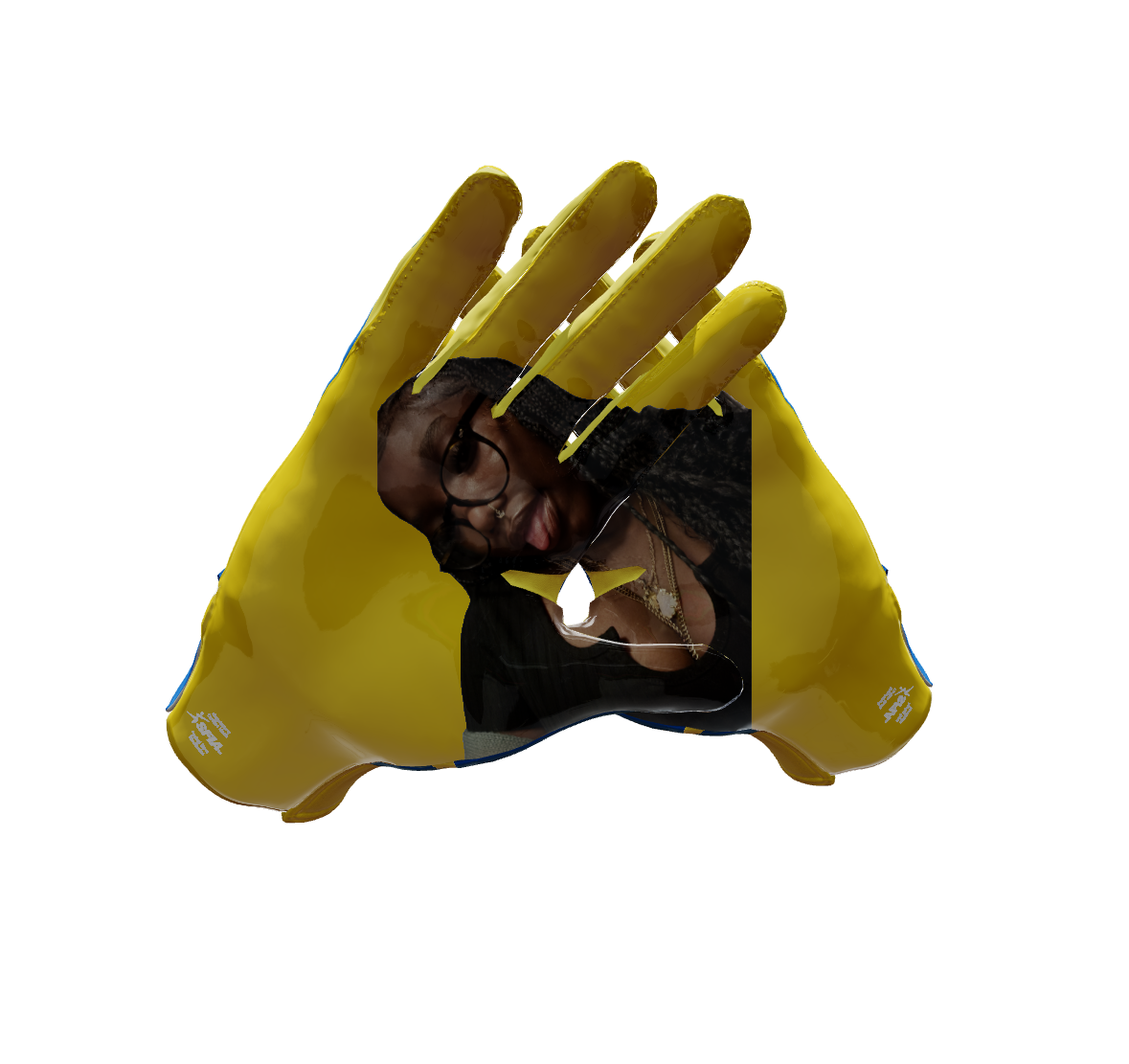 Custom Created Football Glove 403729