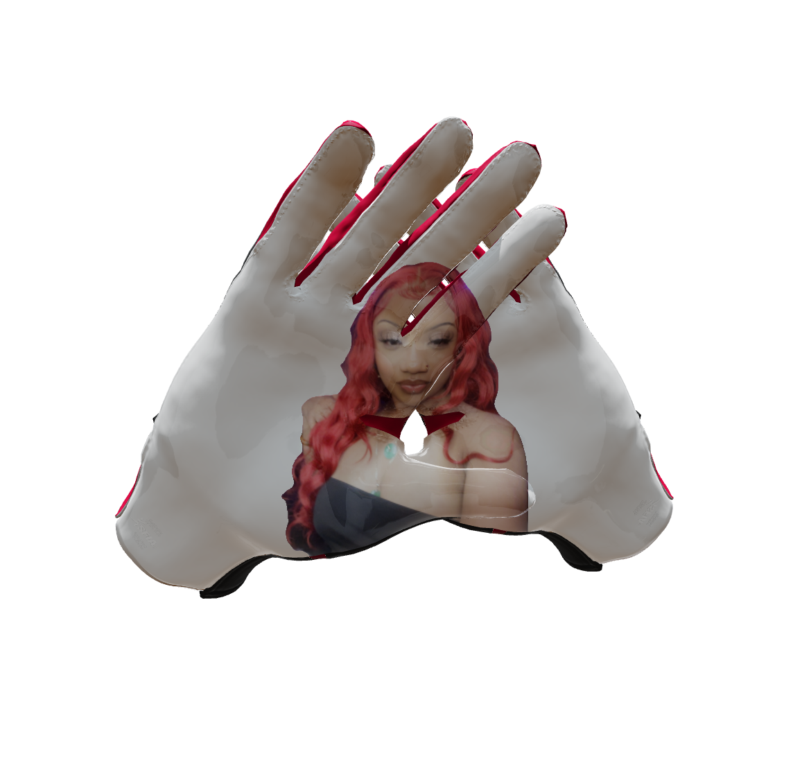 Custom Created Football Glove 991962