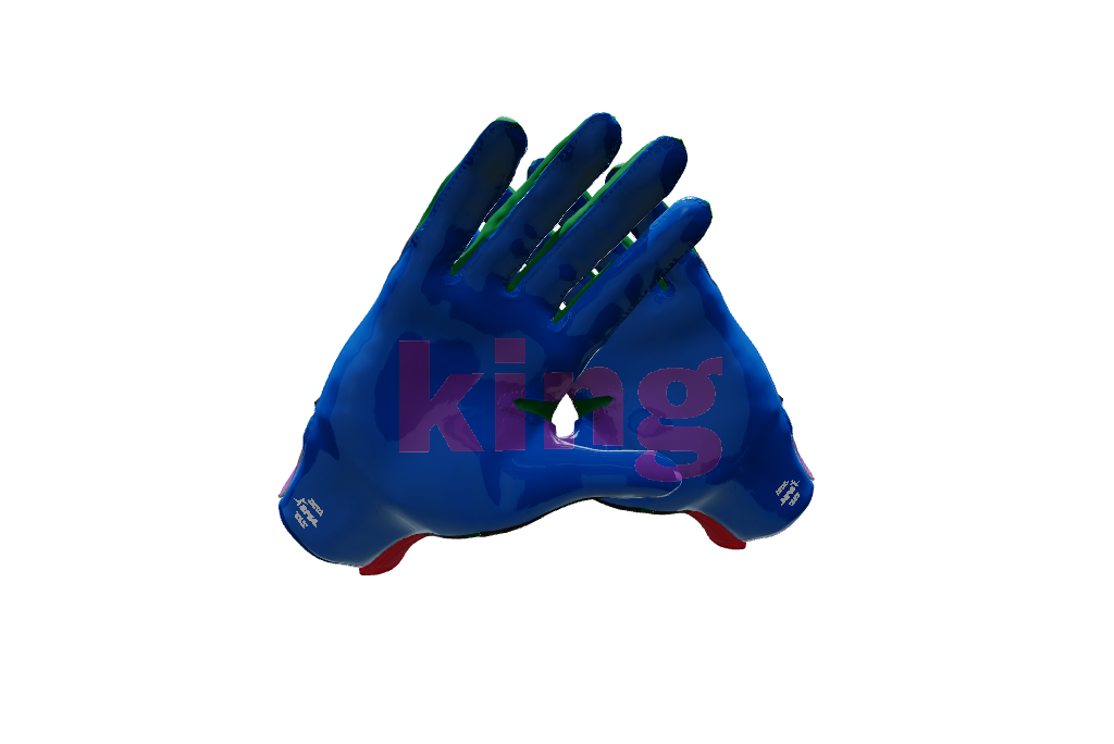 Custom Created Football Glove 688119