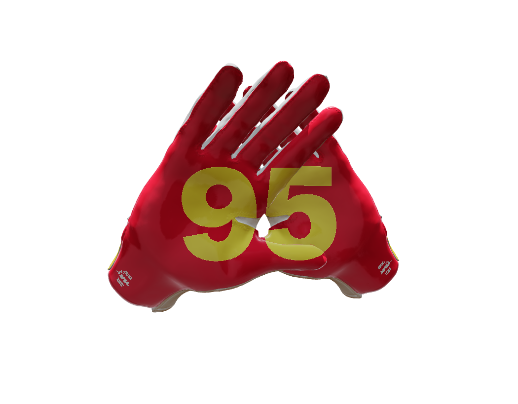 Custom Created Football Glove 345157