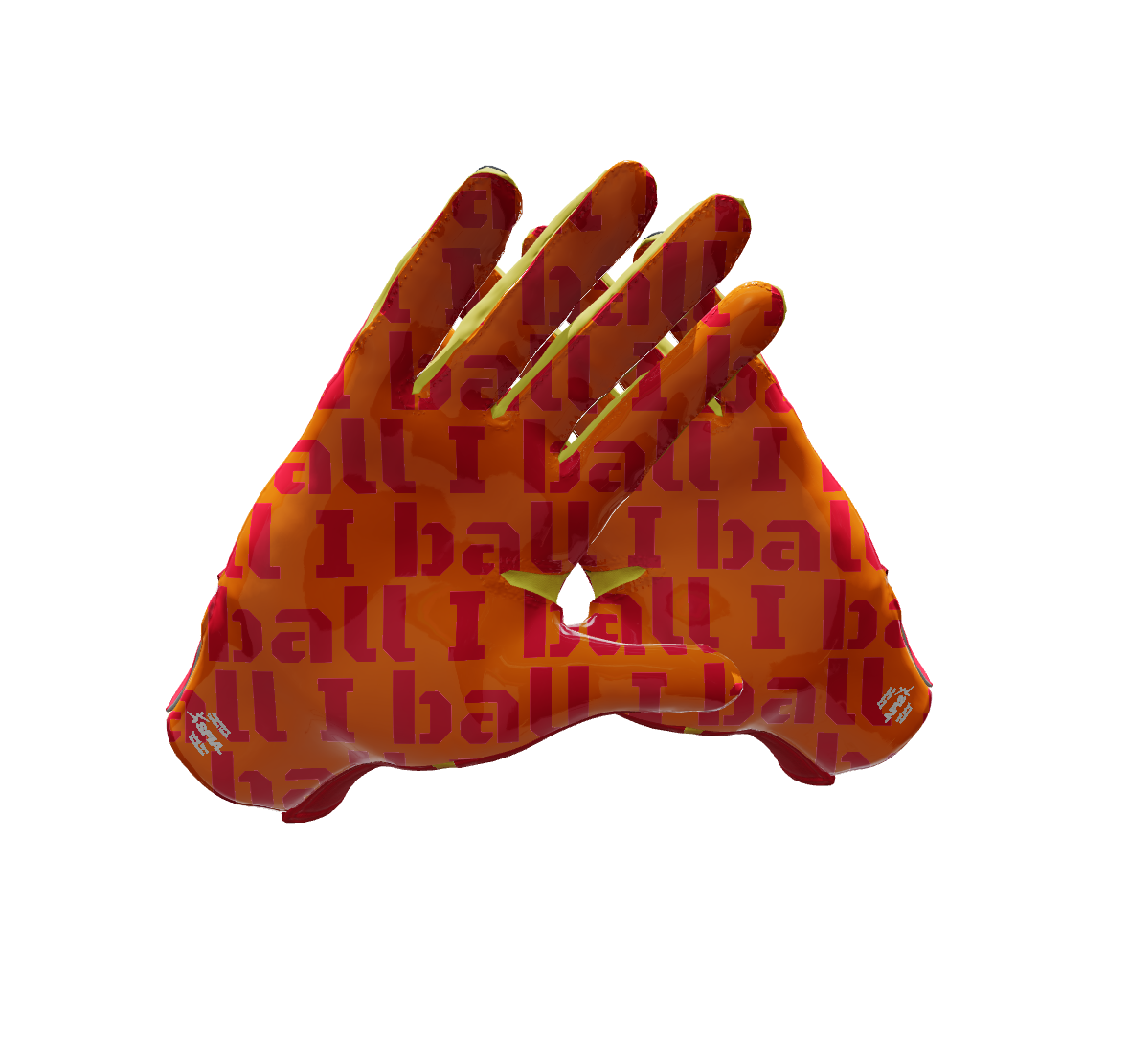 Custom Created Football Glove 130025