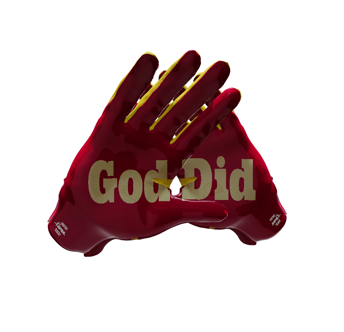 Custom Created Football Glove 950305