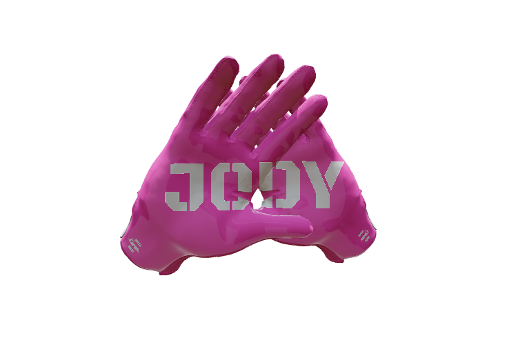 Custom Created Football Glove 826534