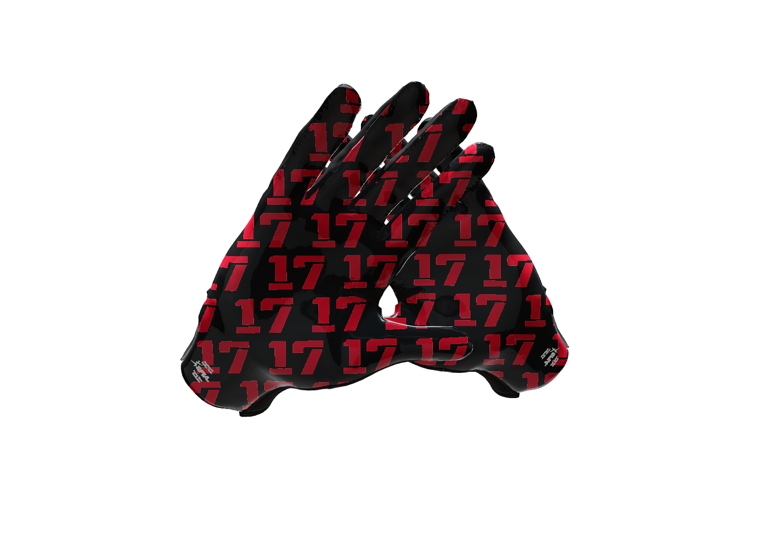 Custom Created Football Glove 178925