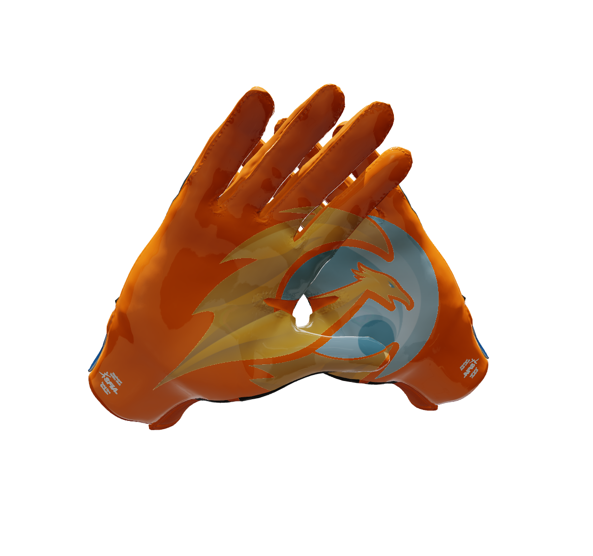 Custom Created Football Glove 853022