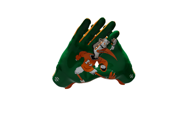 Custom Created Football Glove 841278