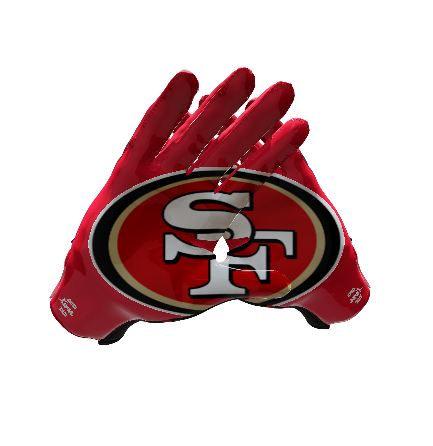 Custom Created Football Glove 203856