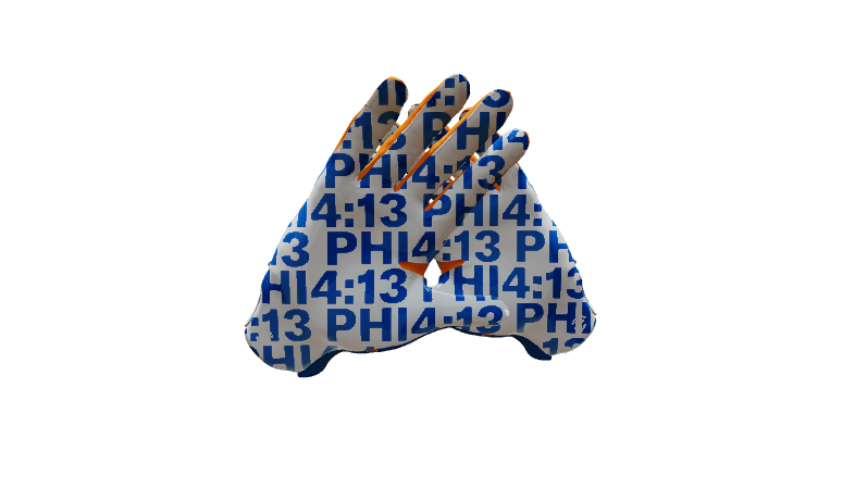 Custom Created Football Glove 452501