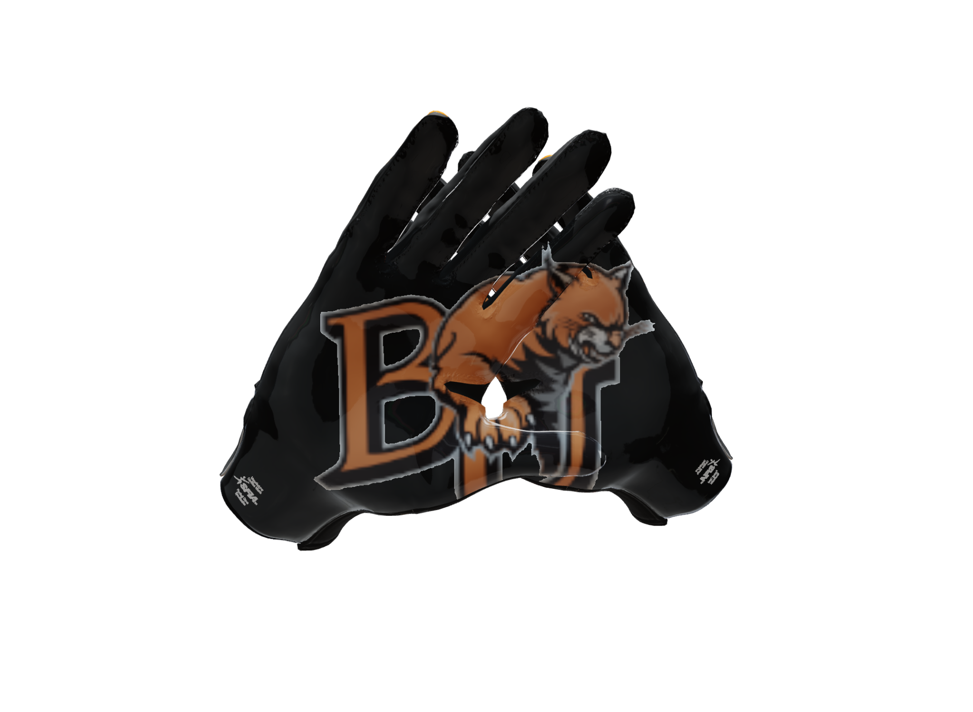 Custom Created Football Glove 324611