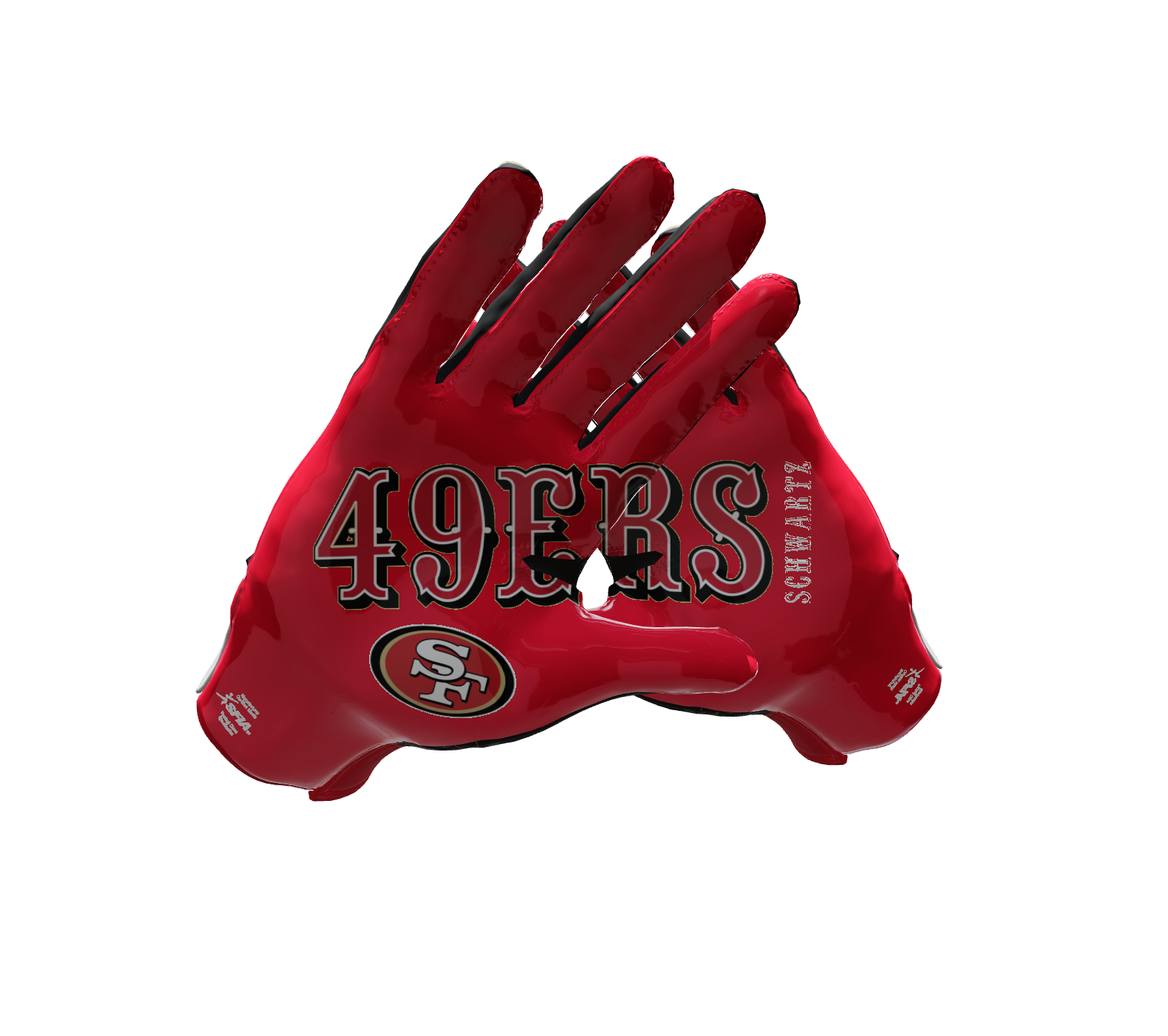 Custom Created Football Glove 901873