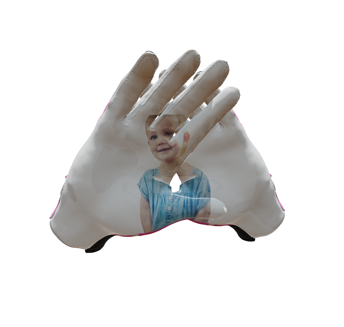 Custom Created Football Glove 790696