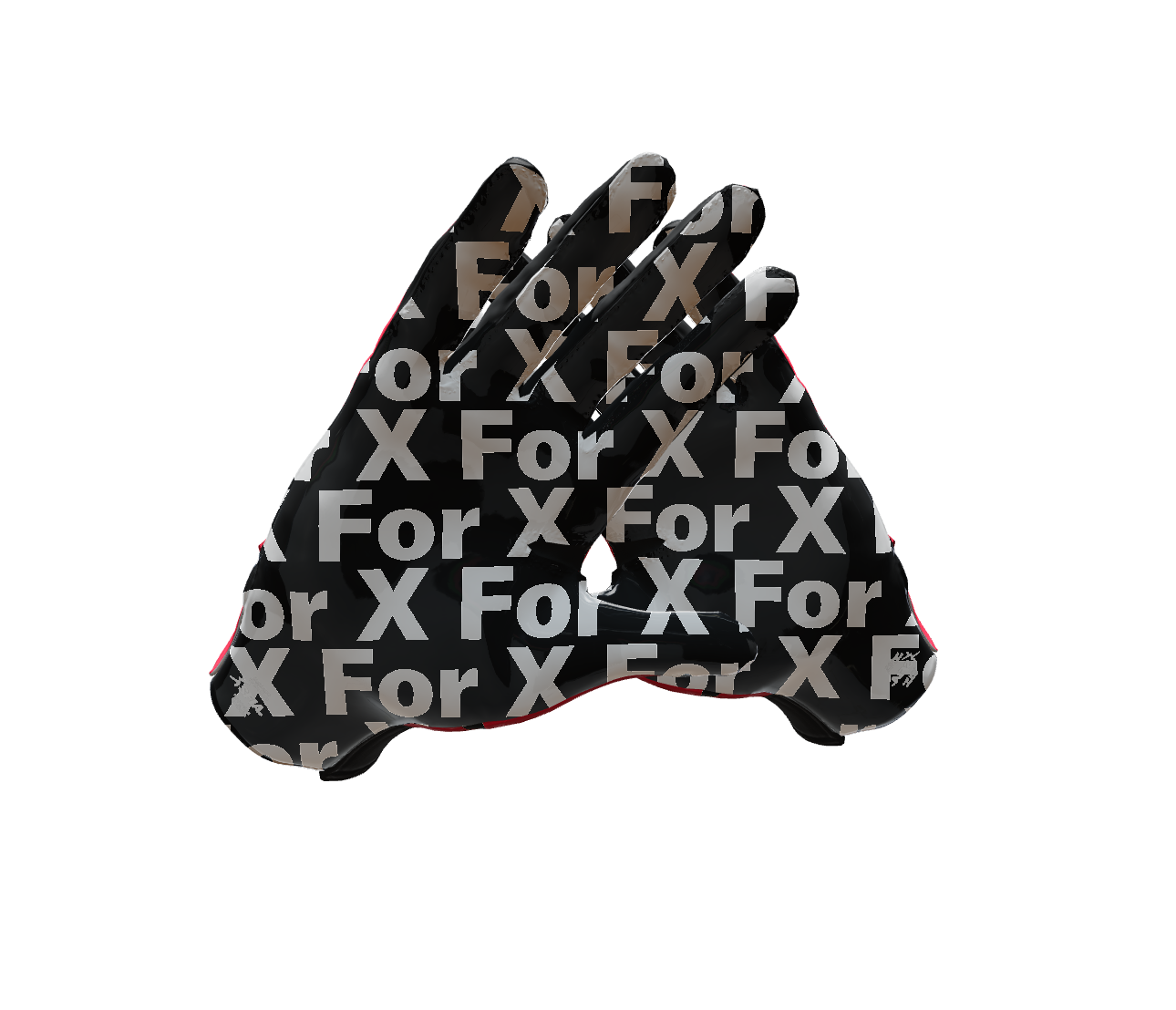 Custom Created Football Glove 124648