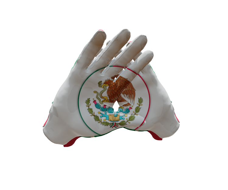 Custom Created Football Glove 924529