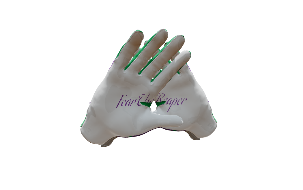 Custom Created Football Glove 987461