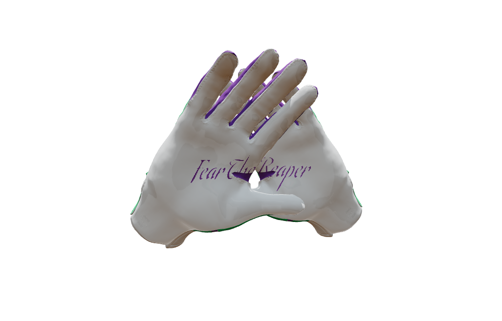 Custom Created Football Glove 852499