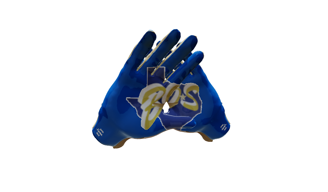 Custom Created Football Glove 665806