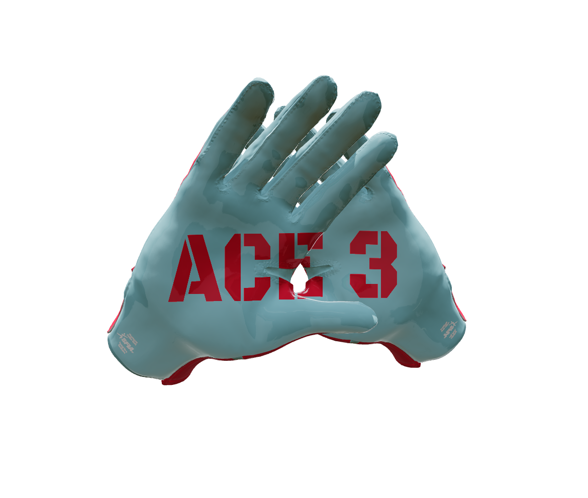 Custom Created Football Glove 996613