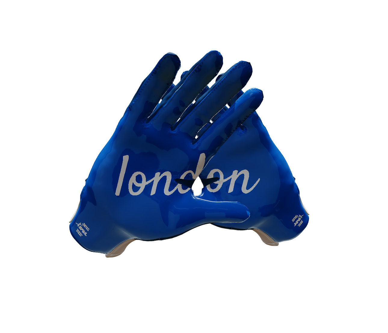 Custom Created Football Glove 980310