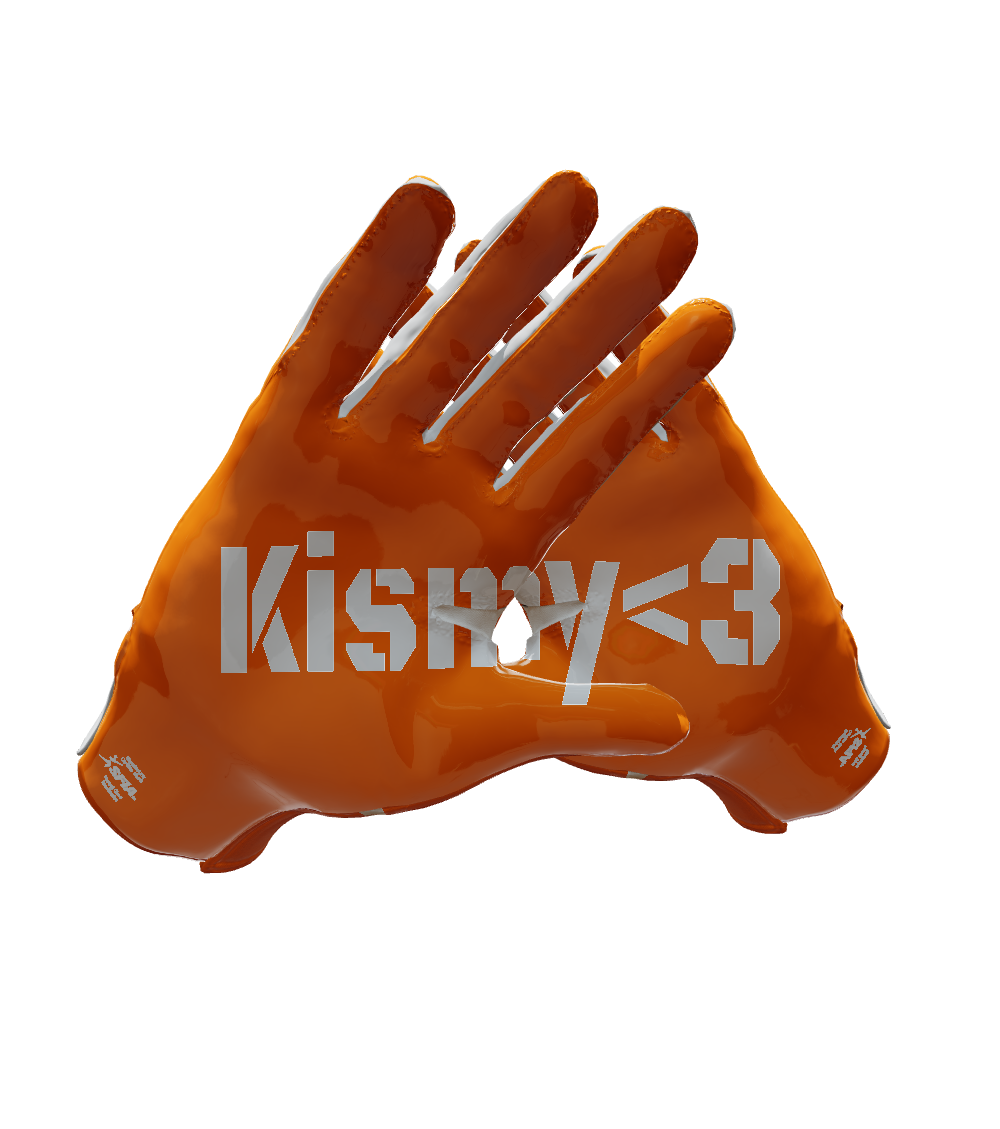 Custom Created Football Glove 730008
