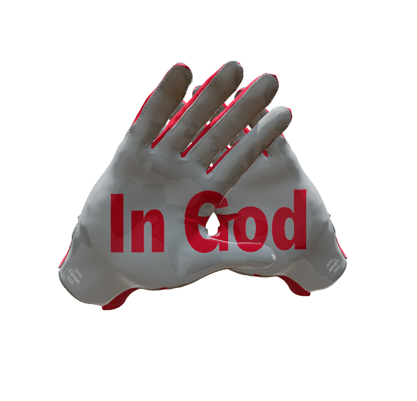 Custom Created Football Glove 112468