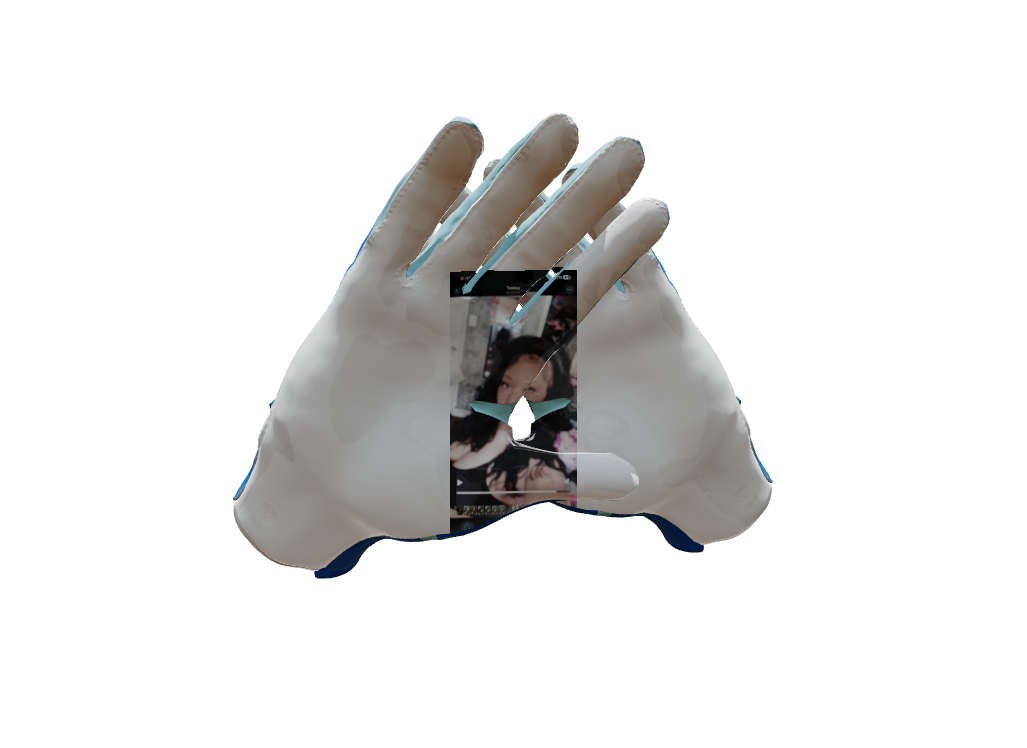 Custom Created Football Glove 774064