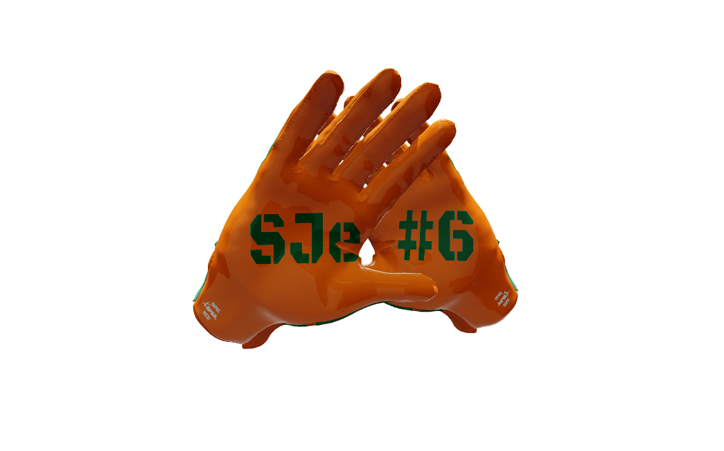 Custom Created Football Glove 905260