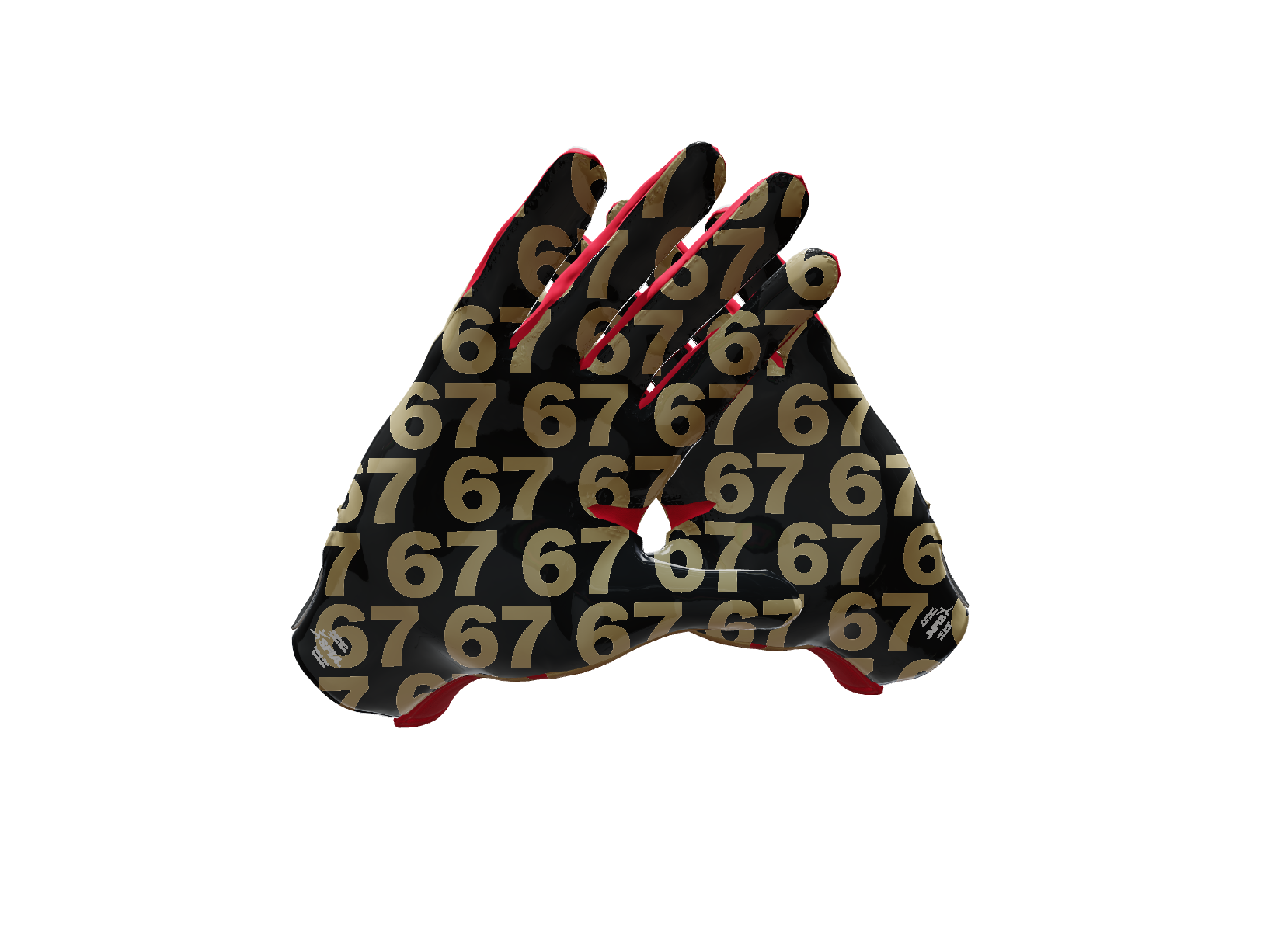 Custom Created Football Glove 642185