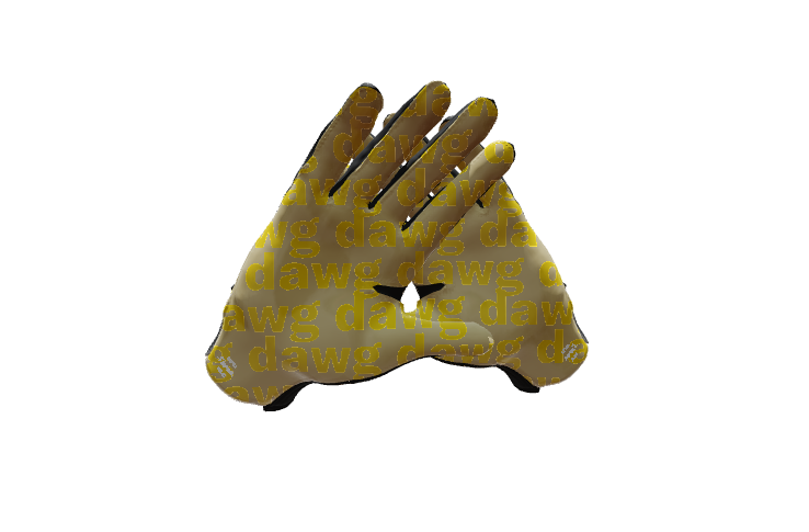 Custom Created Football Glove 589683
