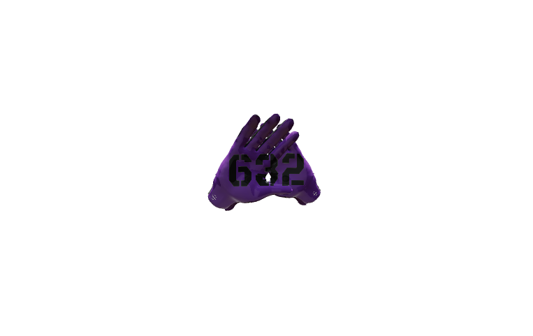 Custom Created Football Glove 331517