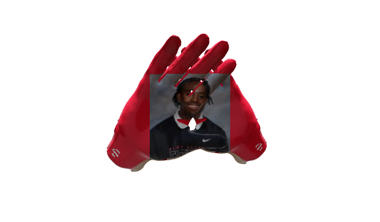 Custom Created Football Glove 515689