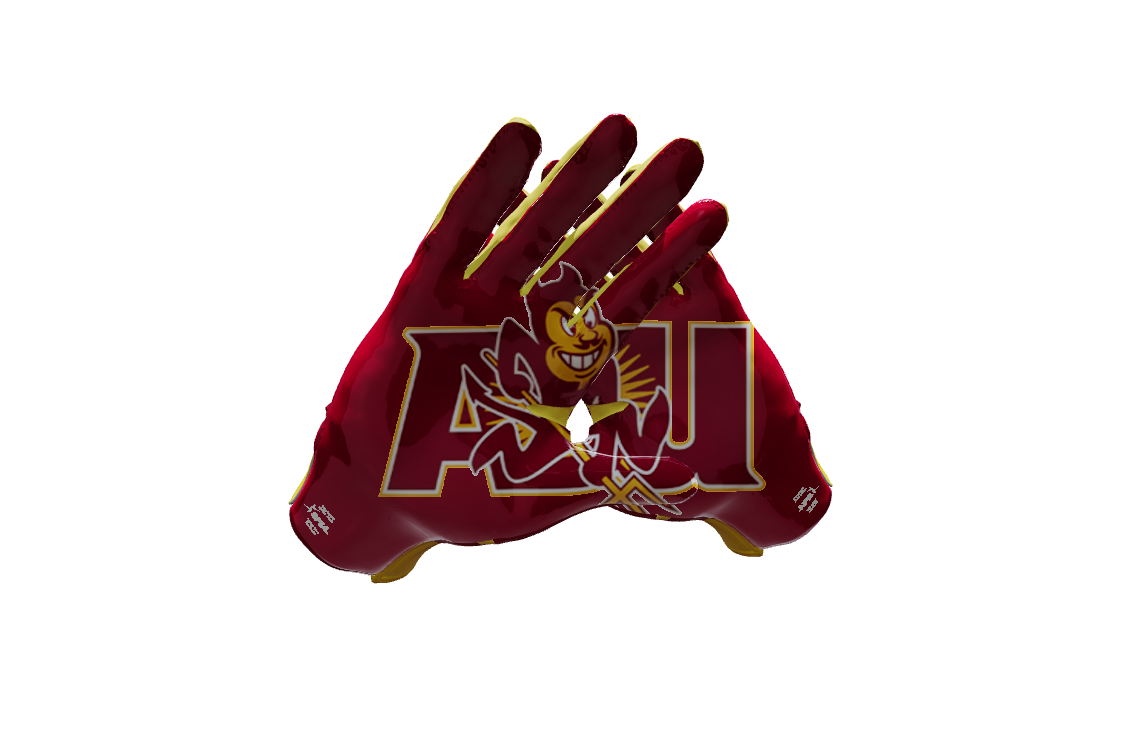 Custom Created Football Glove 800943
