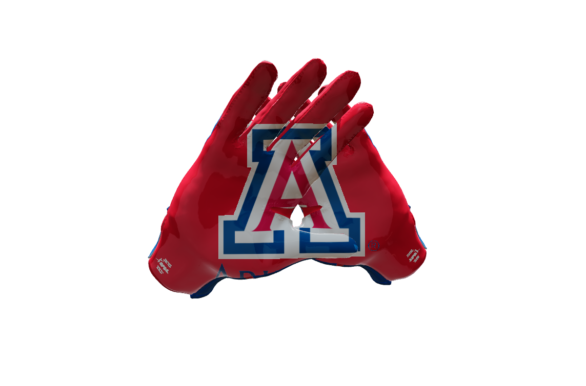 Custom Created Football Glove 222640