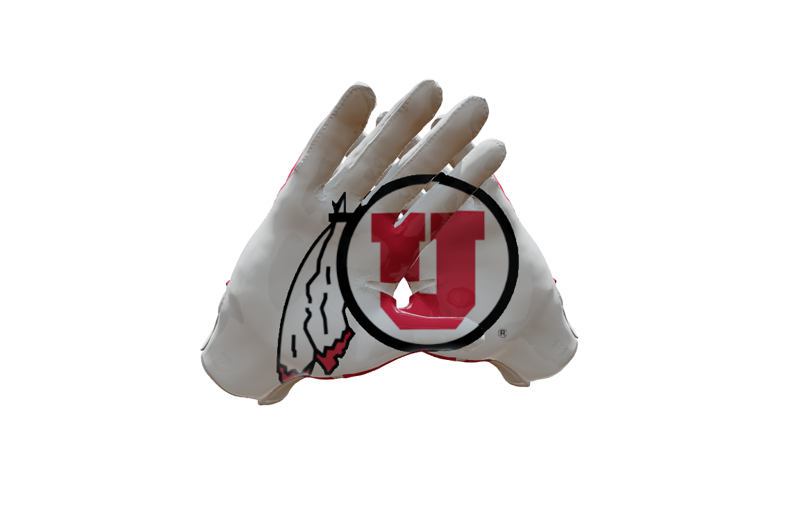 Custom Created Football Glove 351409