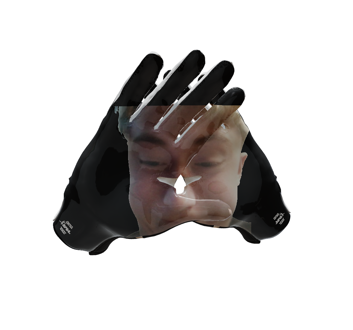 Custom Created Football Glove 870011