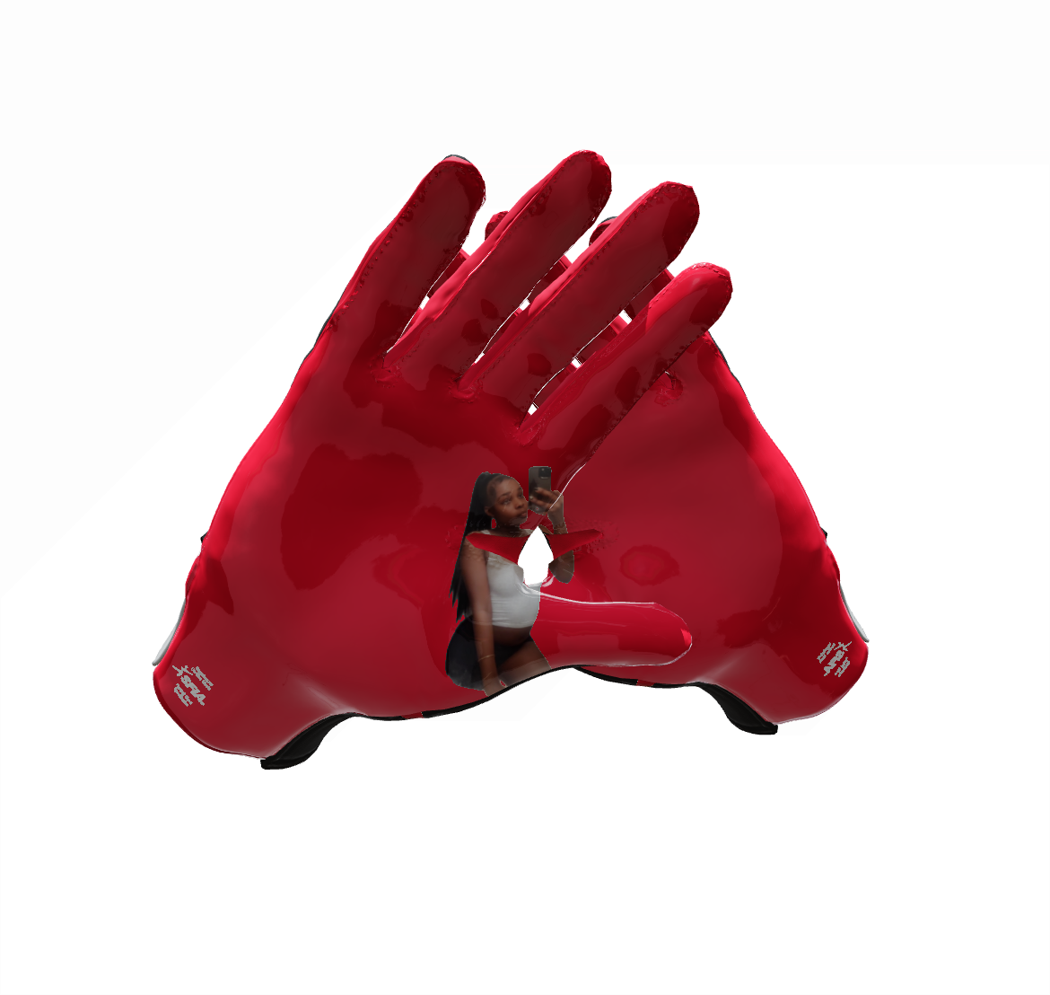 Custom Created Football Glove 248651