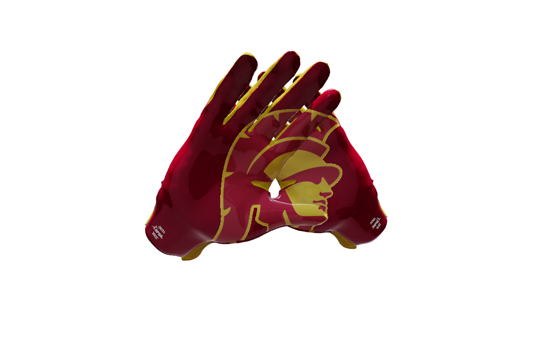 Custom Created Football Glove 872264