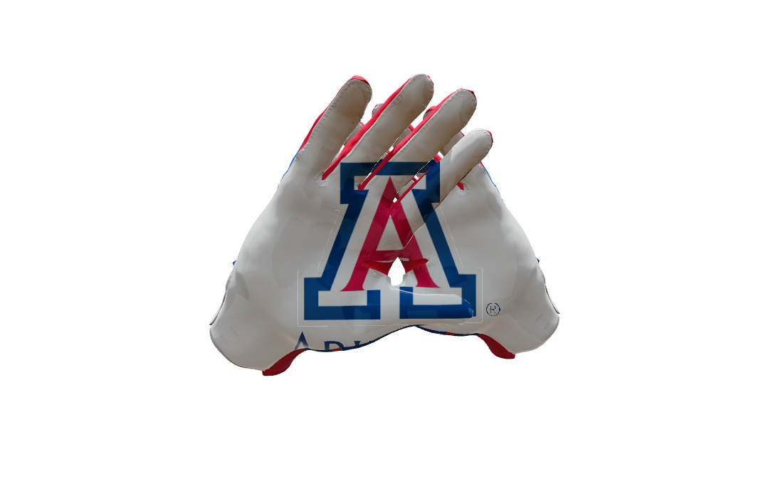 Custom Created Football Glove 883673