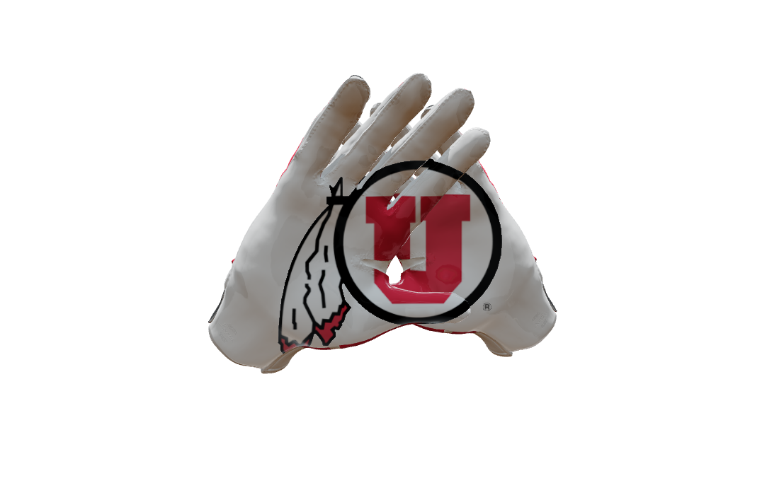 Custom Created Football Glove 952103