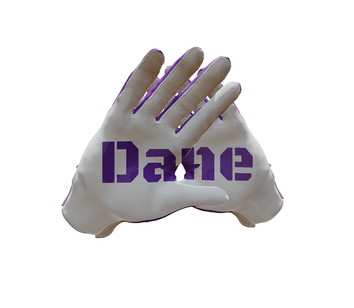 Custom Created Football Glove 587655