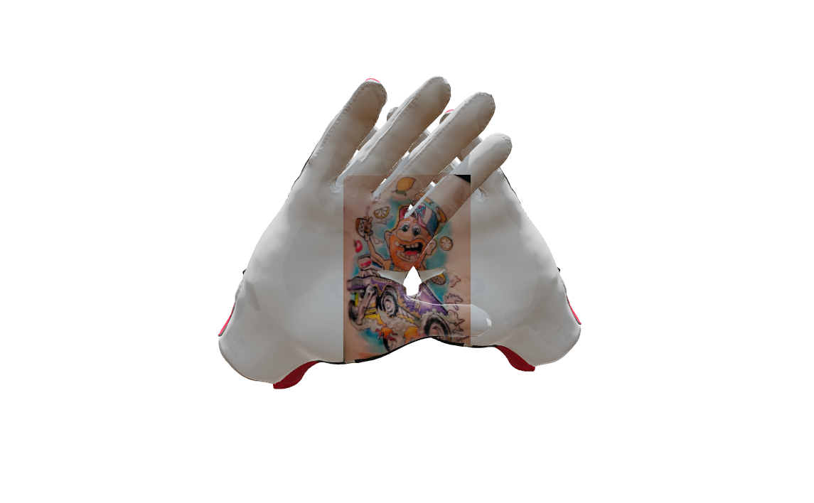 Custom Created Football Glove 375437