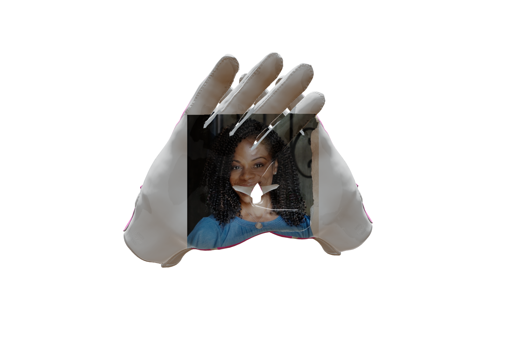 Custom Created Football Glove 343141
