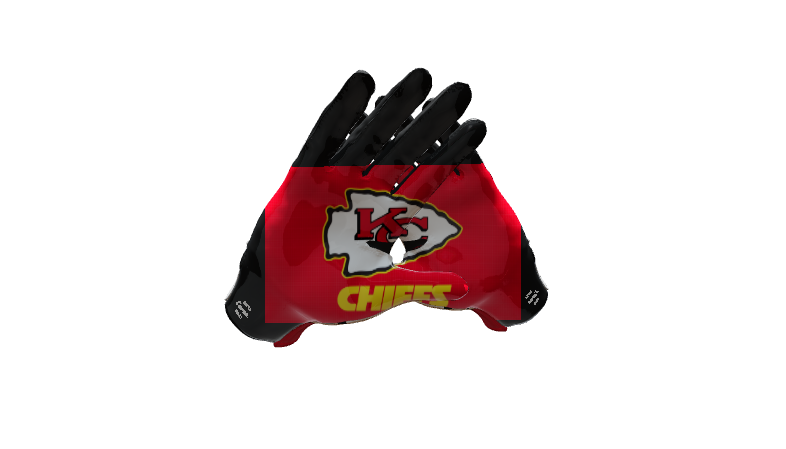 Custom Created Football Glove 543989