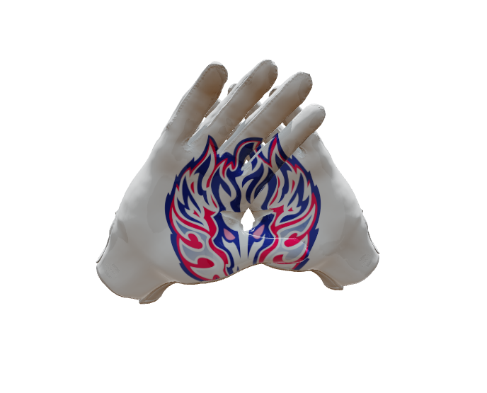 Custom Created Football Glove 986007