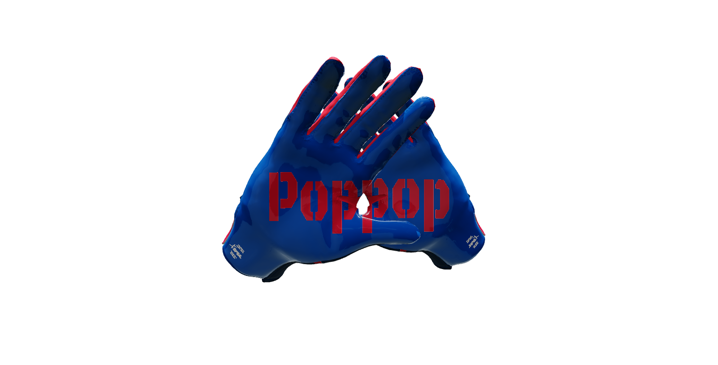 Custom Created Football Glove 995374