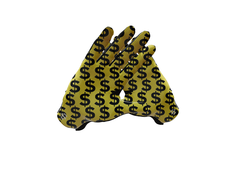 Custom Created Football Glove 140699